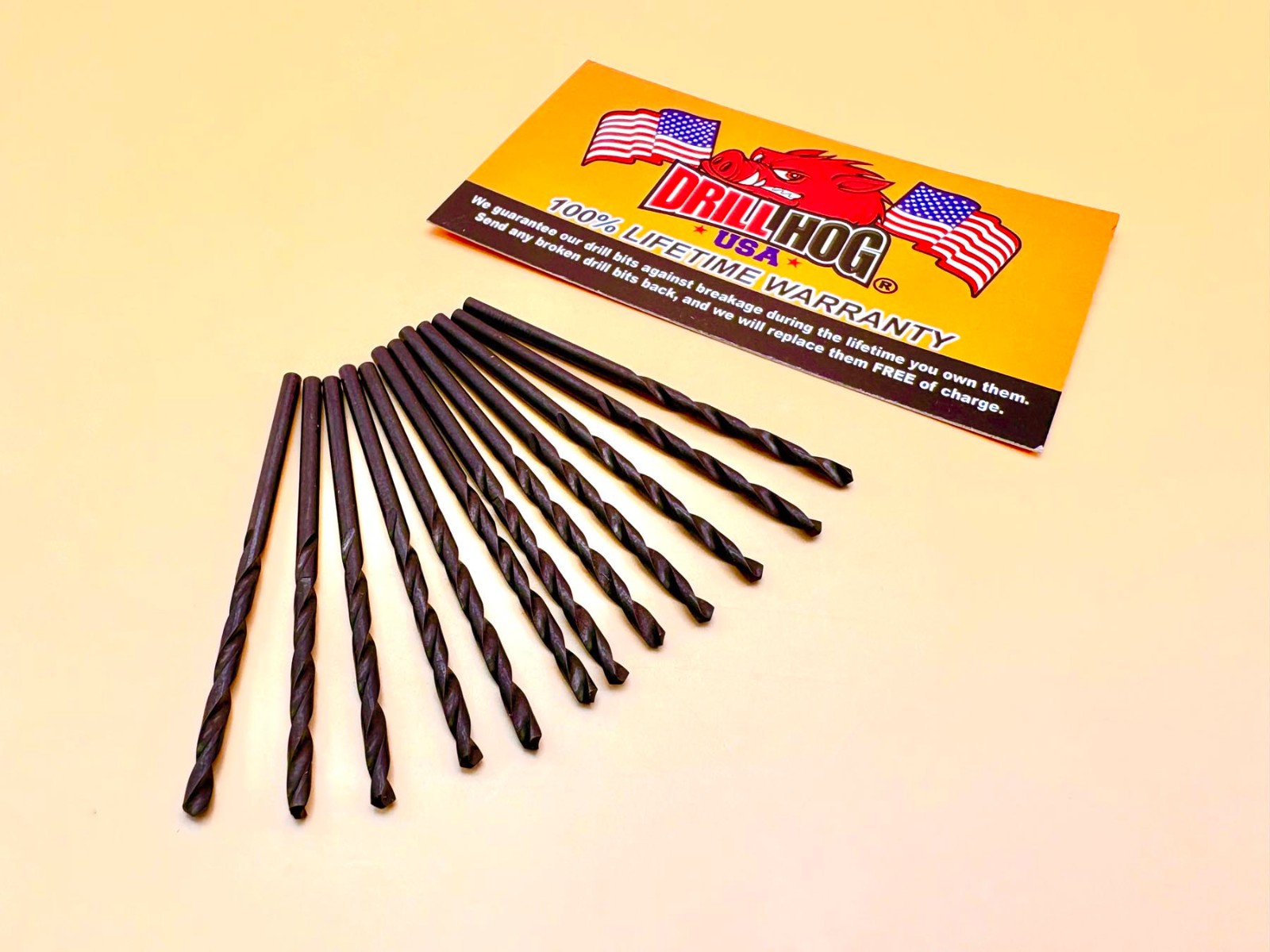 Drill Hog® #47 Drill Bit #47 Number Bit Molybdenum M7 Lifetime Warranty 12 Pack