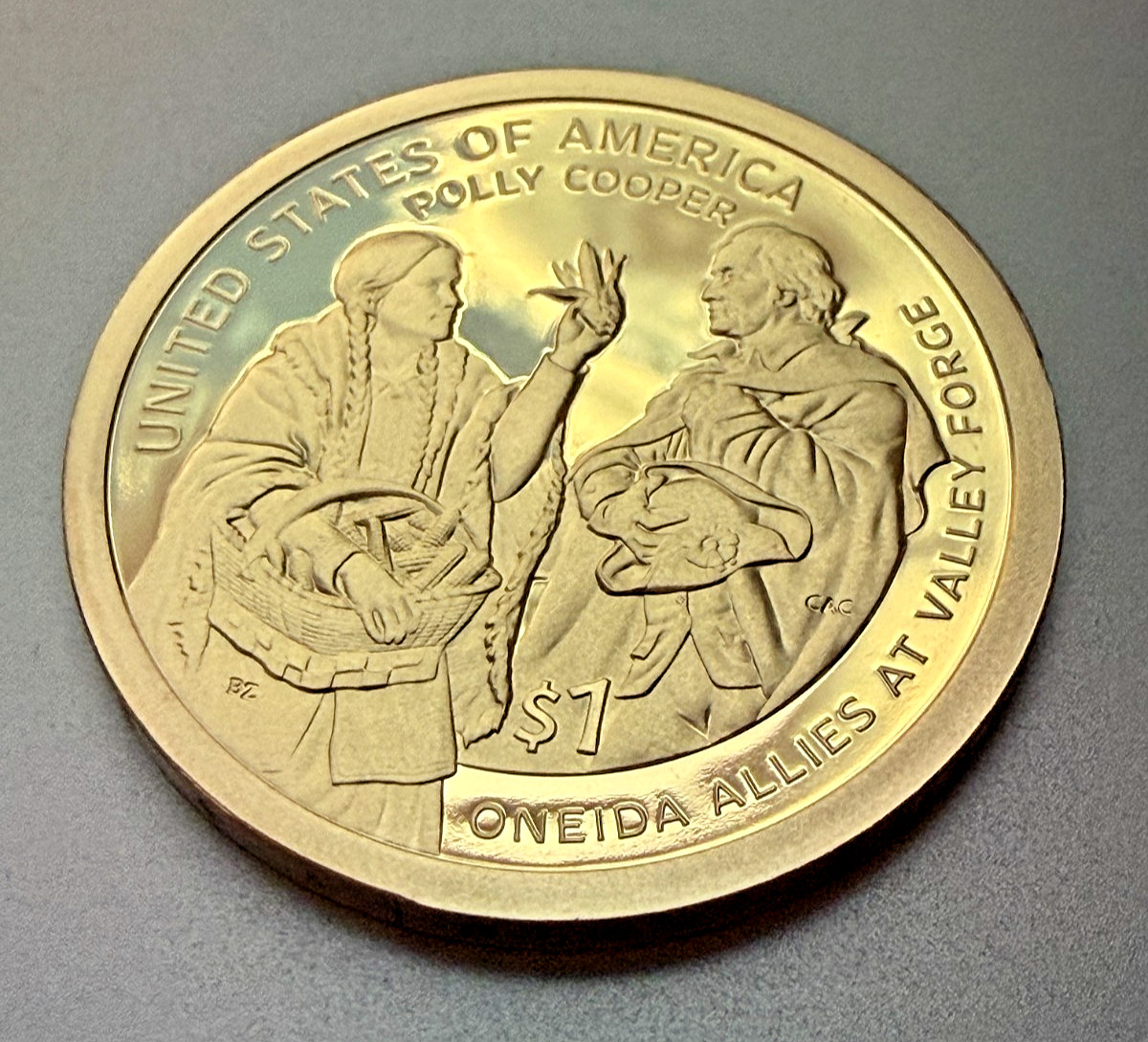 🆕2026 Native American $1 Coin / Polly Cooper🌽 Washington / Stunning Proof Coin