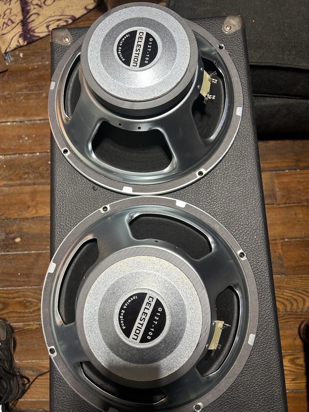 G12t-100 Celestion 8ohm England Pair  High Gain  rock metal guitar speakers 100w