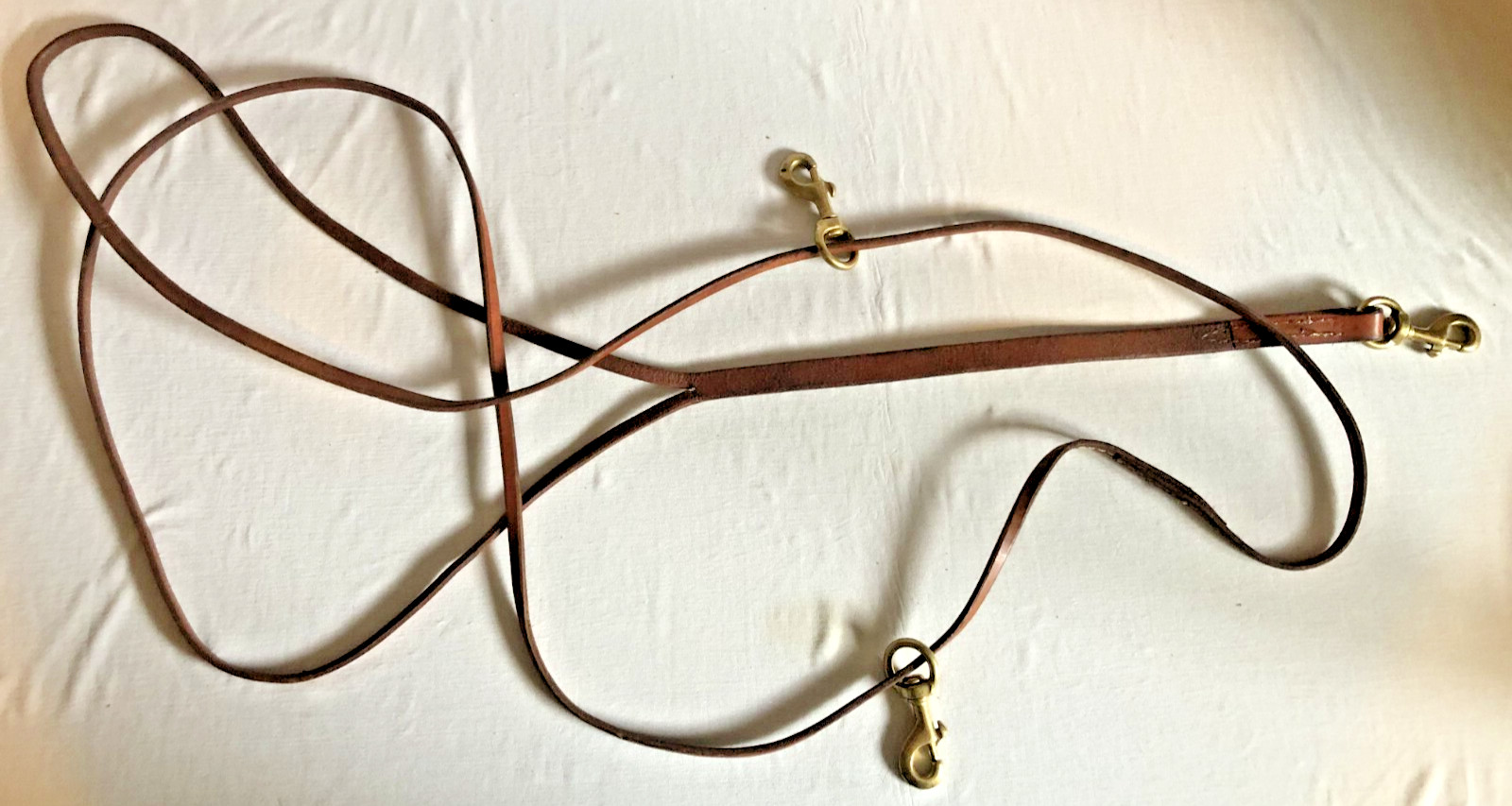 Tie Down Style Harness Leather Draw Reins
