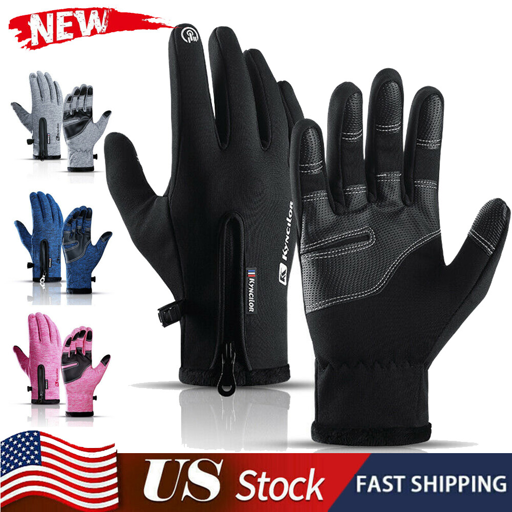 Windproof Waterproof Winter Gloves Touch Screen Warm Thermal Men Women Mittens
