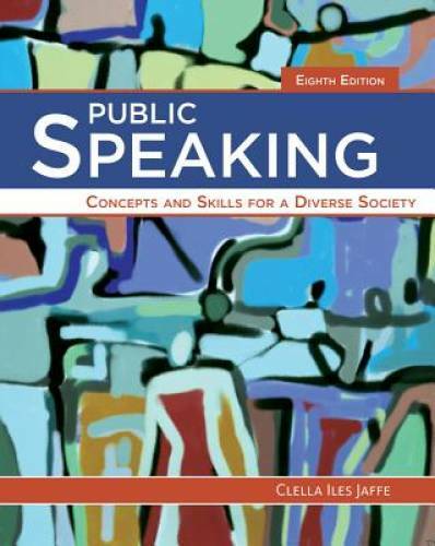 Public Speaking: Concepts and Skills for a Diverse Society - Paperback - GOOD