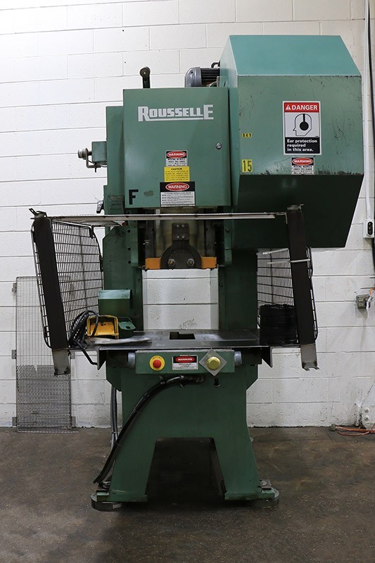 70 Ton 6" Strk Rousselle G1-70 OBI PRESS, Air Clutch