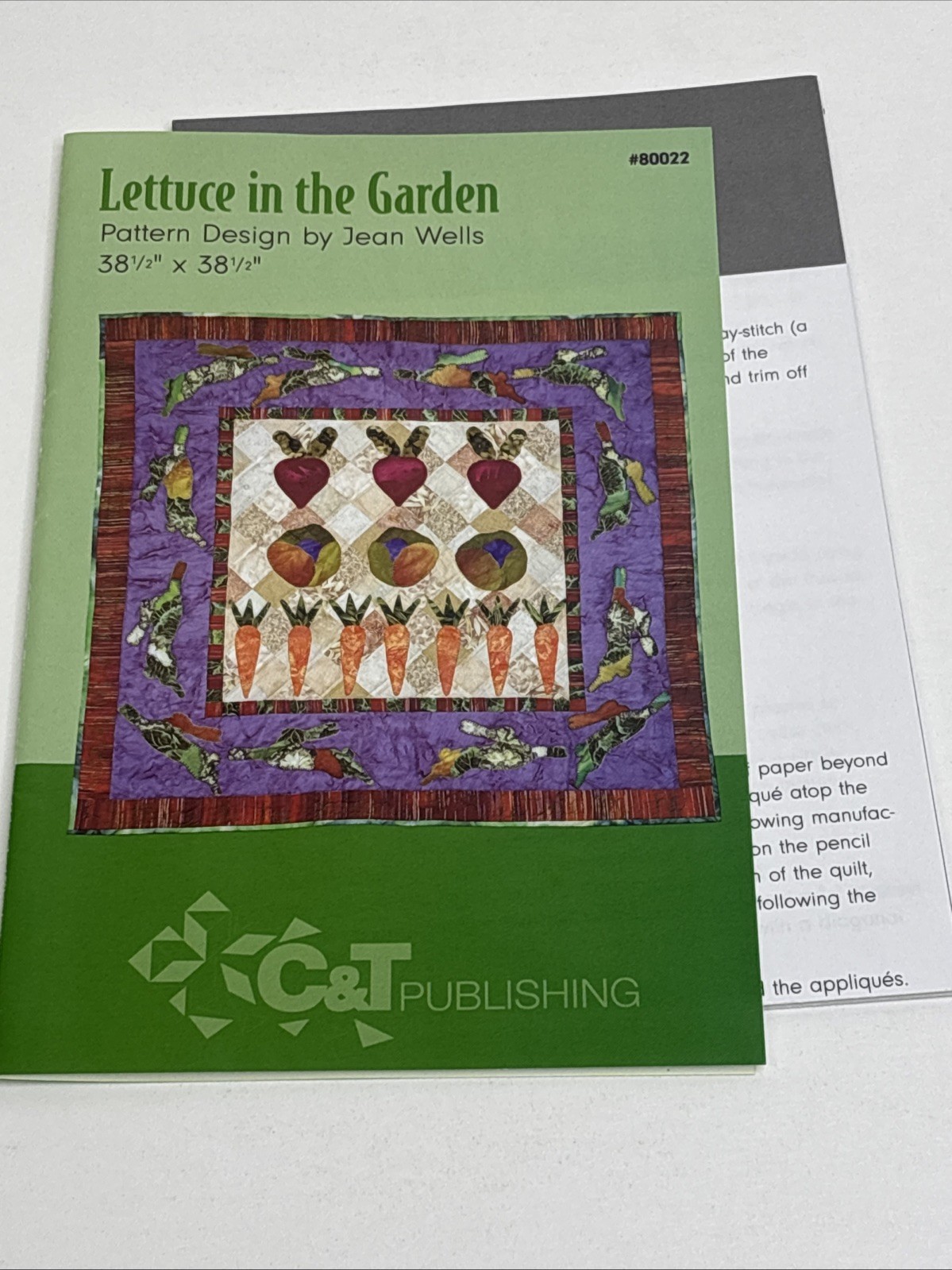 Lettuce In The Garden by Jean Wells Quilt Pattern