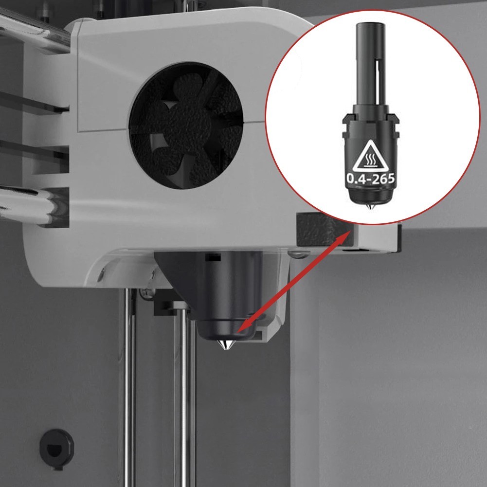 Replacement Nozzle for Adventurer 3 4 for 3D Printer 0 4MM Temperature2-