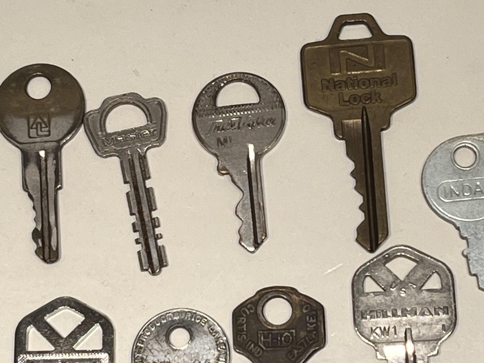 20 Key Collection Metal All marked & different YAMAHA, WRIGHT, HUDSON & More