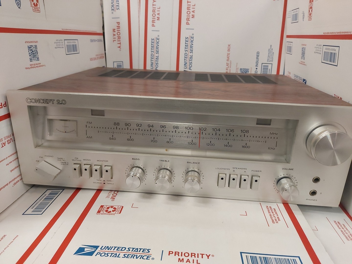 Concept 2.0 AM/FM Stereo Receiver **TESTED** Works Japan