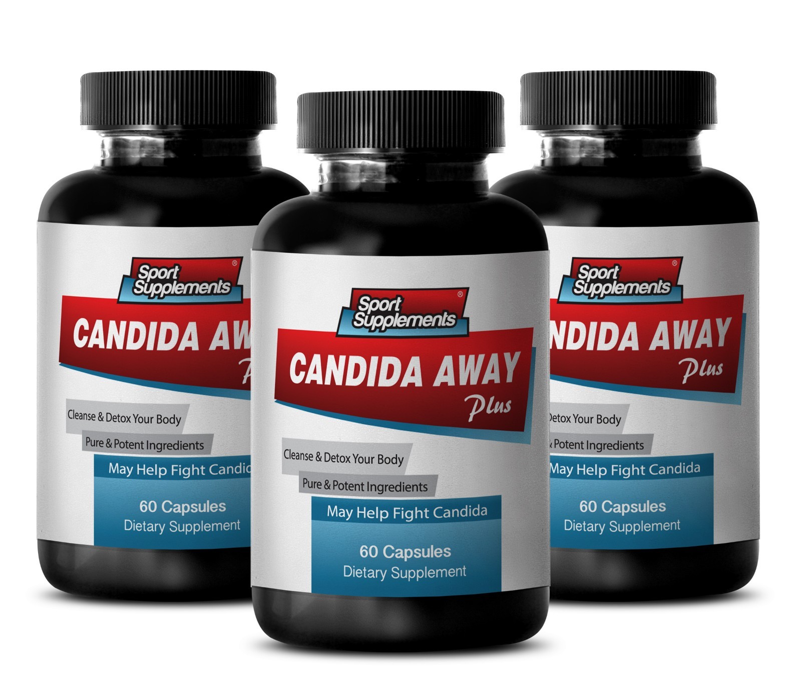 Caprylic Acid - Candida Away 1275mg SS - Boost Natural Vaginal Cleaner Caps 3B
