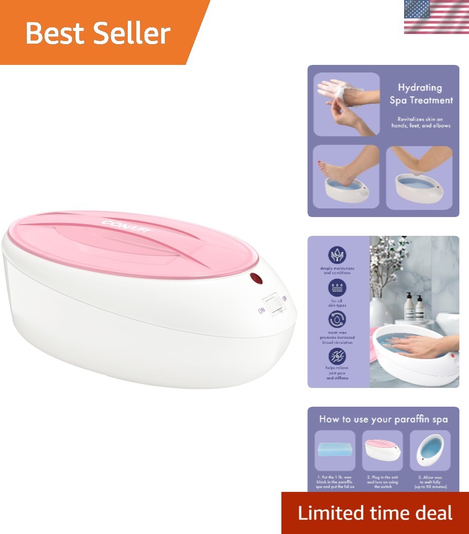 True Glow by  Paraffin Wax Machine for Hand and Feet - Paraffin Bath for Hands -