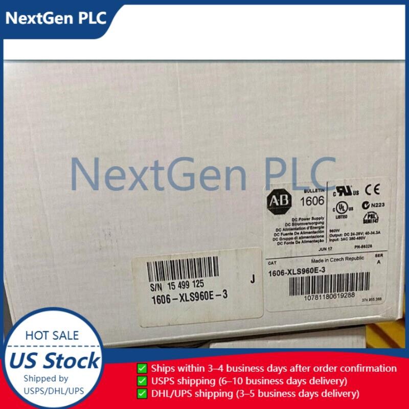 NEW Factory Sealed AB 1606-XLS960E-3 Power Supply 380/480 VAC 960W US Free Tax