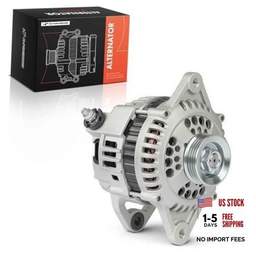Alternator Compatible with Mazda Miata 2001-2005, 12V 80A 4-Groove Pulley