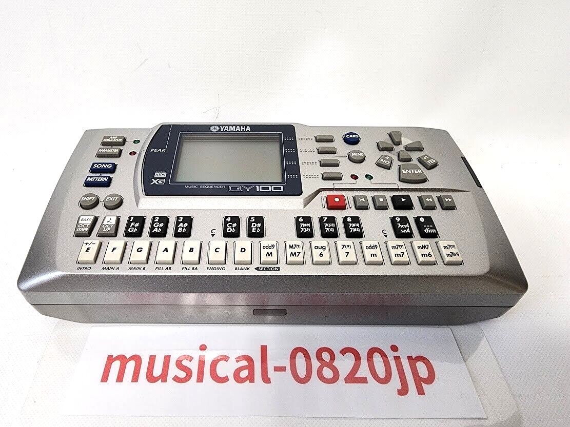 YAMAHA QY100 Sampler Sequencer Sound Module Rhythm Machine