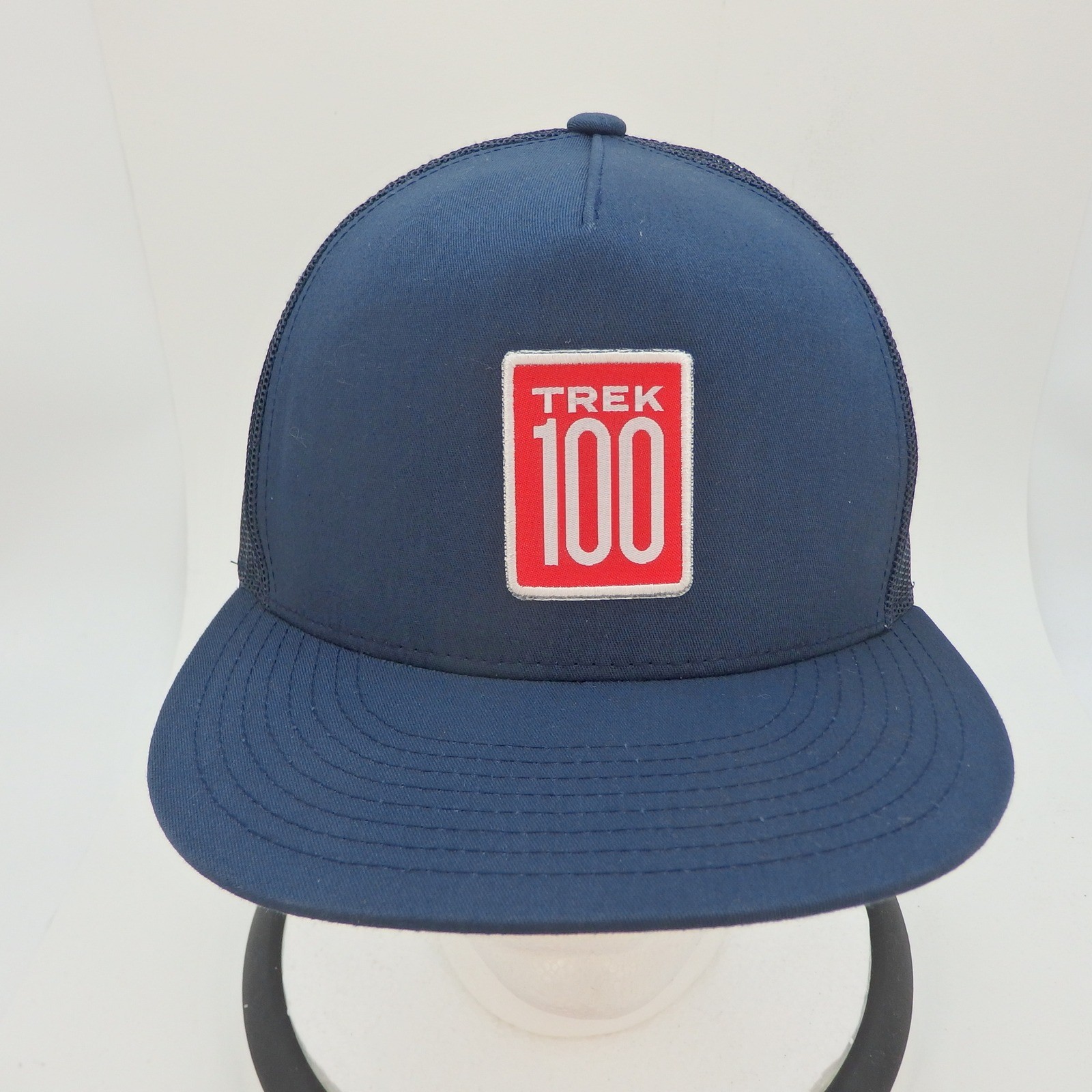 Trek 100 Navy Blue Mesh Trucker Hat Snapback Cap Men's One Size
