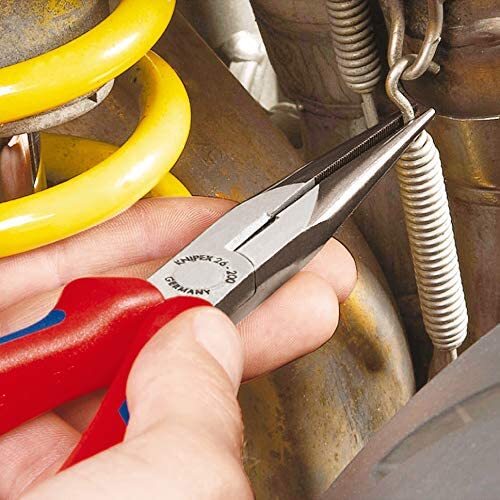 Long Nose Tools Pliers with Cutter, Multi-Component (2612200), Multi-Colour, 8"