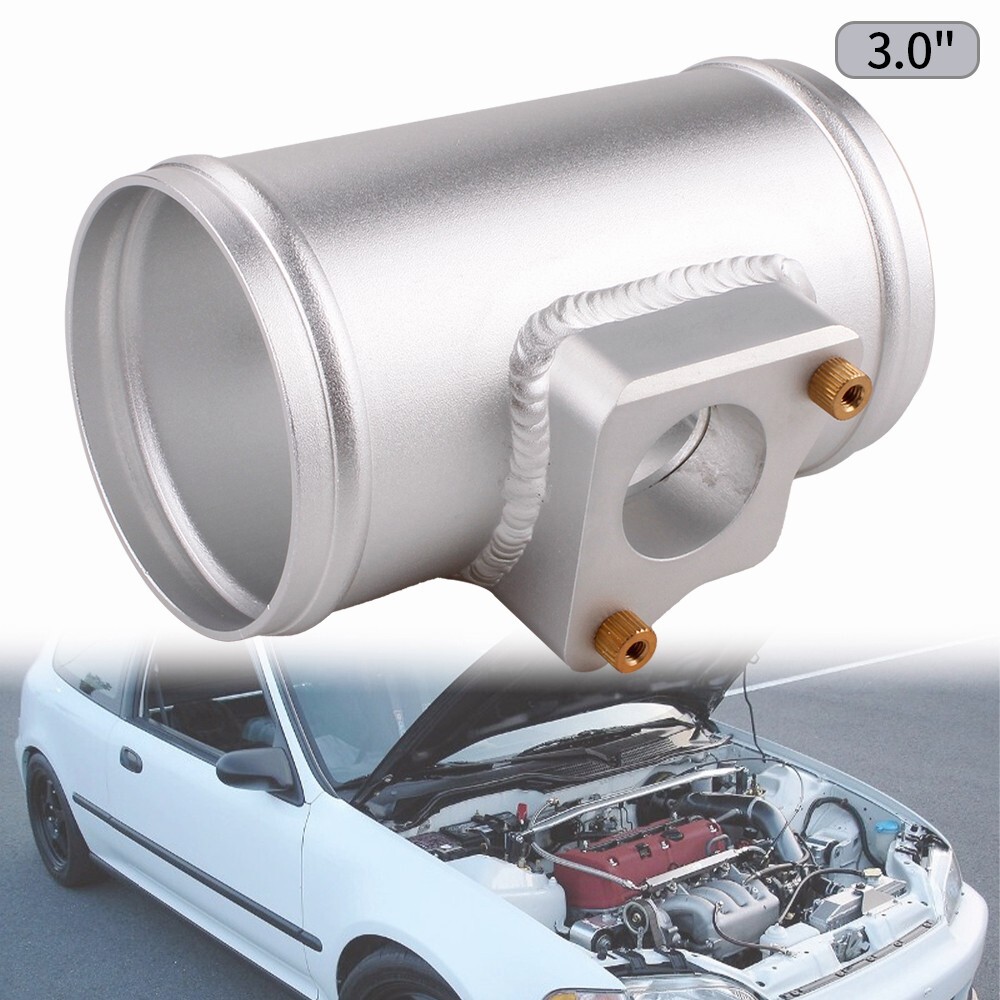 76mm Mass Air Flow Sensor Adapter Intake Pipe Tube For Honda/Subaru/Mazda