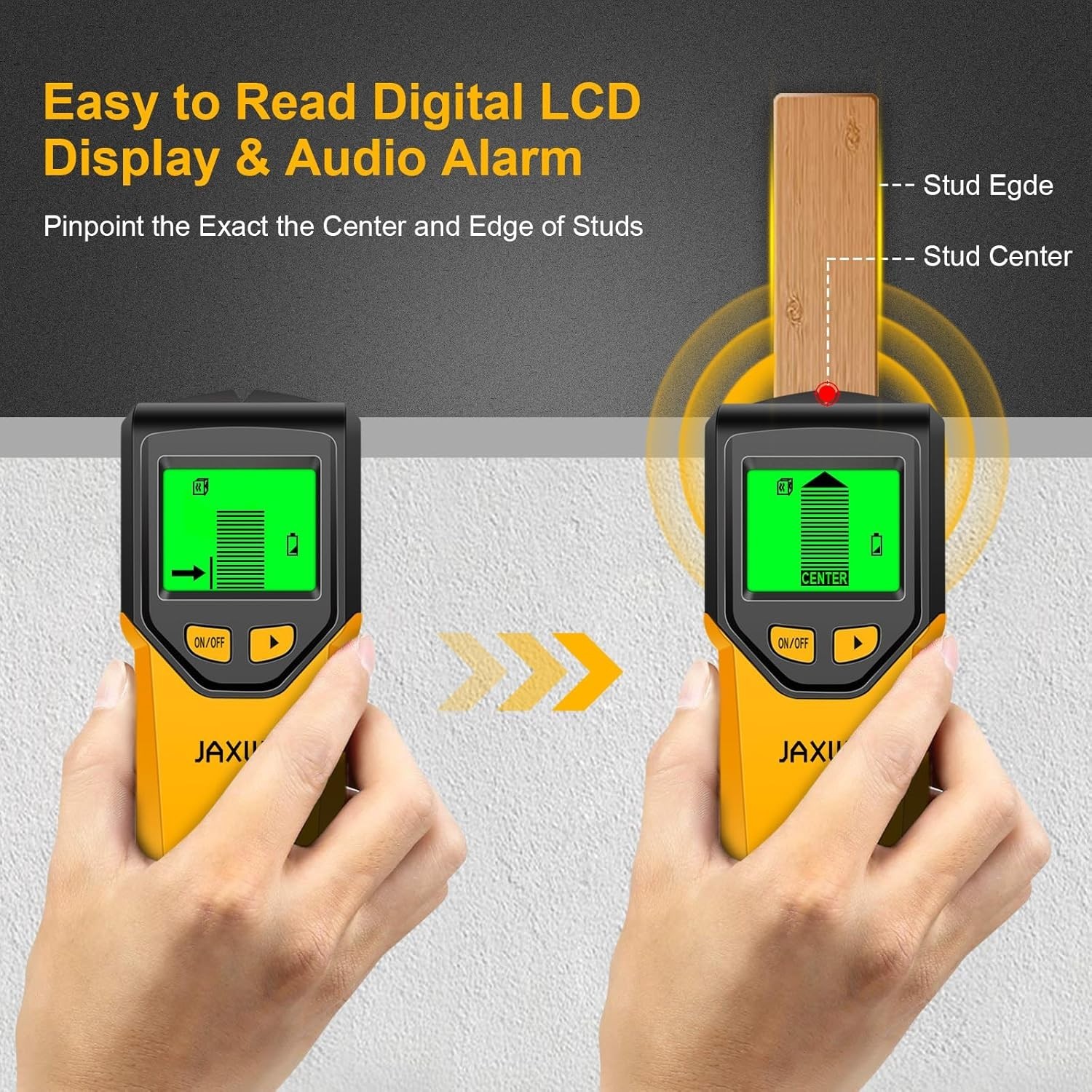 Intelligent Stud Scanner - 5 Modes, High-Def Display for Safe DIY Projects