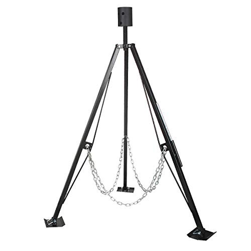 King Pin Adjustable Tripod 5th Wheel Stabilizer, Fifth Stabilizer Tripod Jack