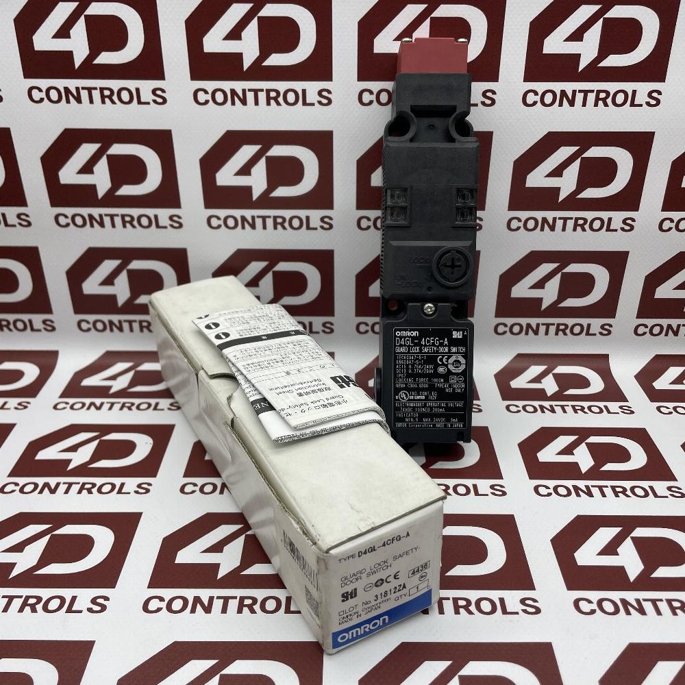 D4GL-4CFG-A | Omron | Safety Door-Lock Switch, Slim Body, Opened