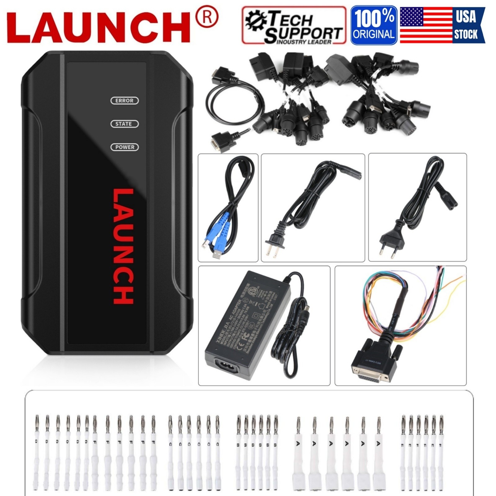 Launch X-431 E-CU &TCU Progarmmer Standalone Cloning &Gearbox Connectors Package