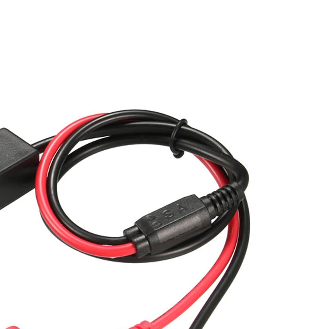 uxcell Surface Mounted 27" Devices Chip Test Lead, Red, Black