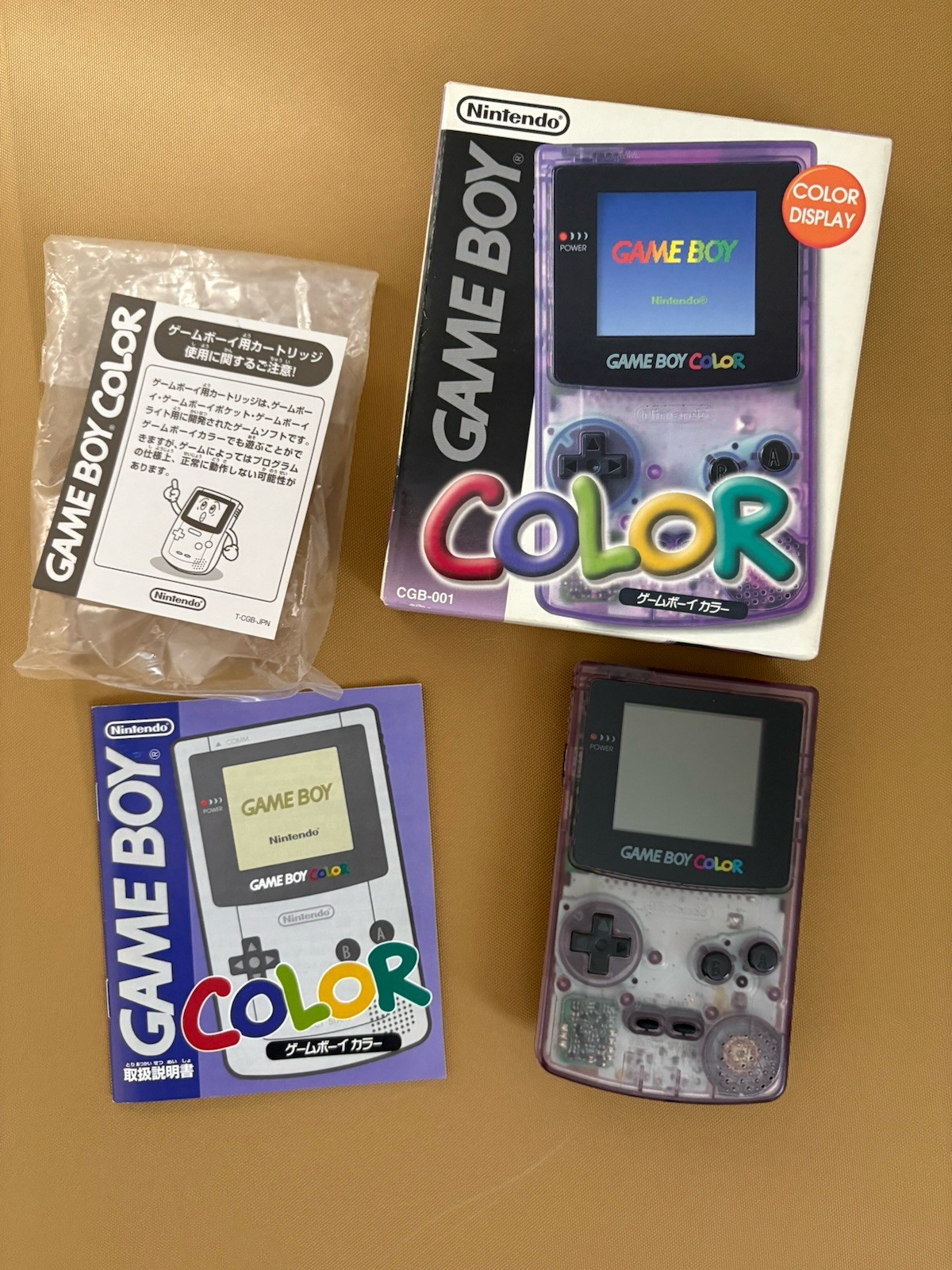 Nintendo Game Boy Color Handheld System - Atomic Purple