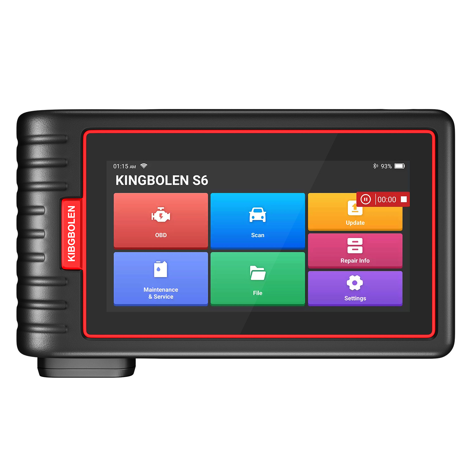 KINGBOLEN S6 BiDirectional OBD2 Diagnostic Scanner Tool Key Coding CANFD MK808BT