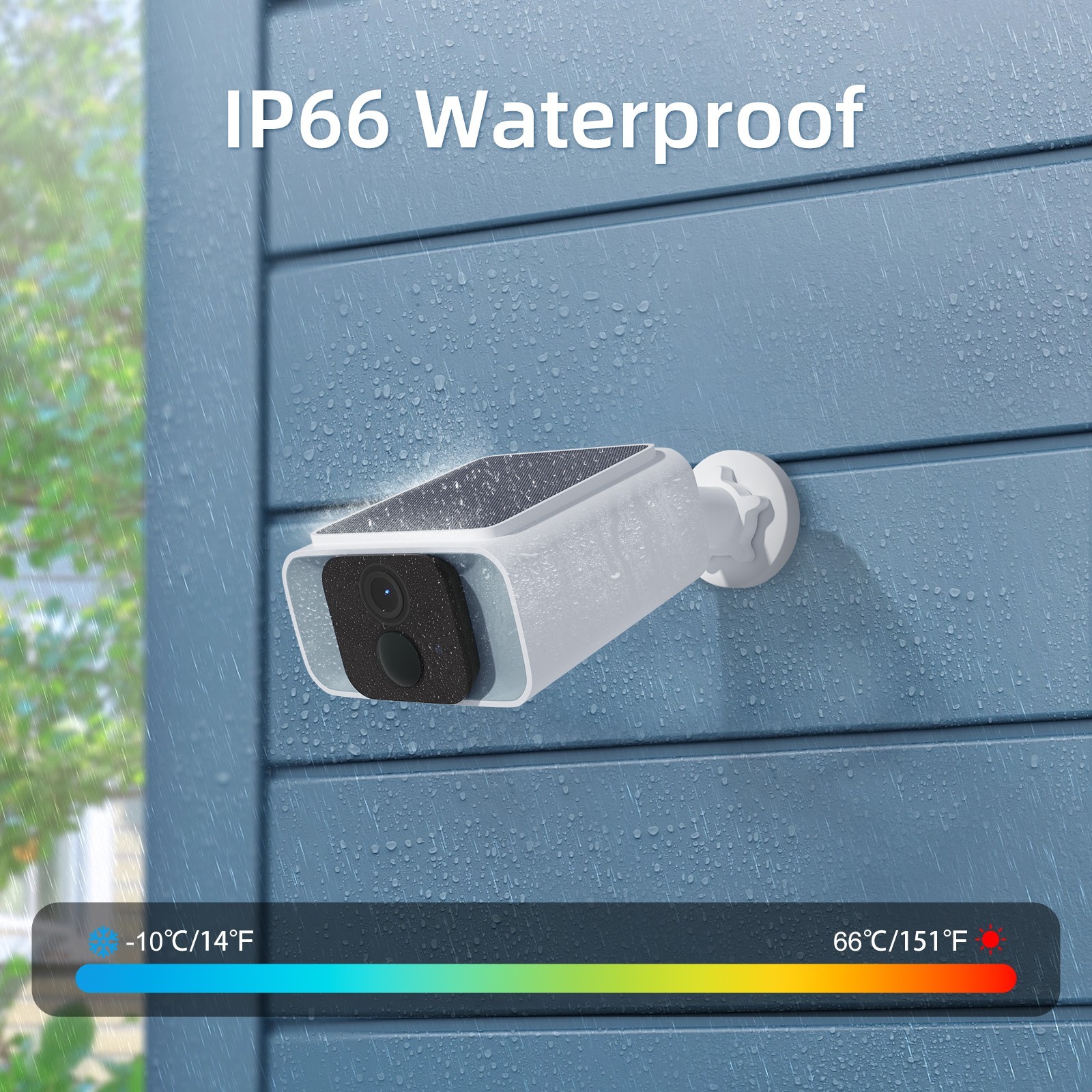 5G WiFi Security Cameras Wireless Outdoor with Integrated Solar Panel