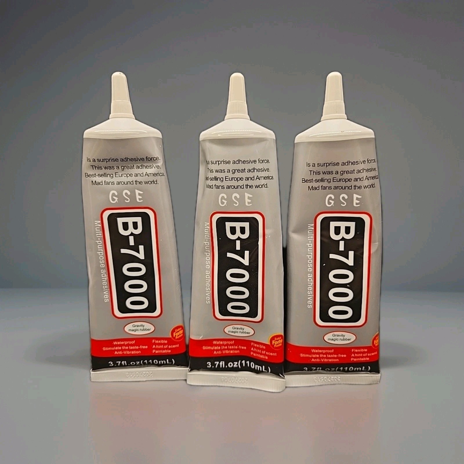 Lot of 3 - B-7000 Glue Clear for Rhinestone Crafts, Jewelry and Bead Adhesive 11