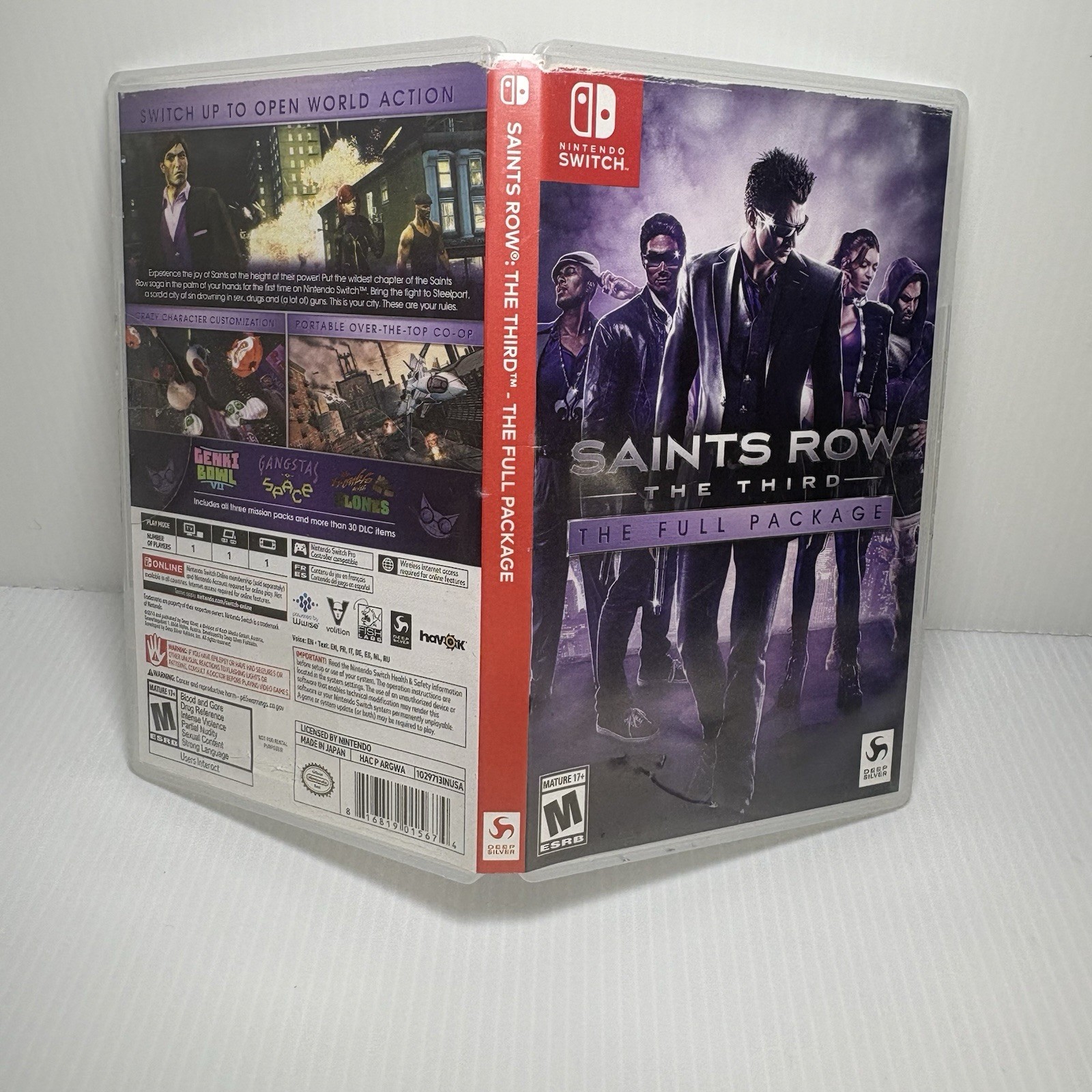 CASE ONLY NO GAME: Saints Row The Third The Full Package (Nintendo Switch)