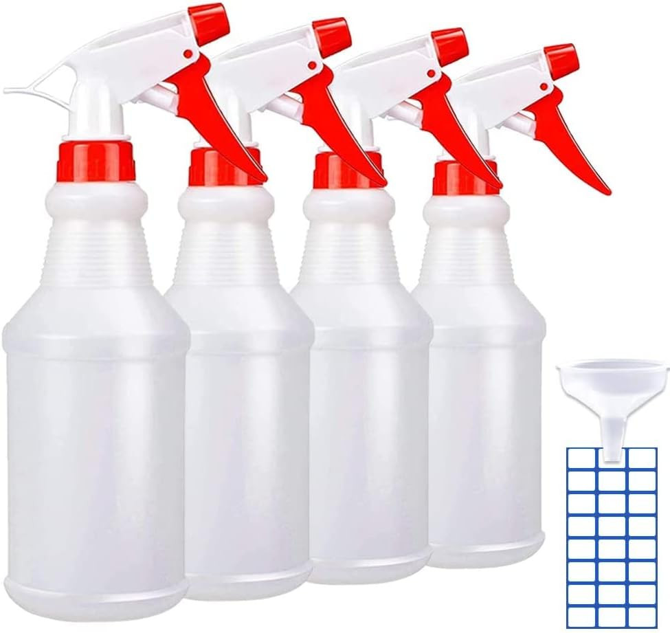 Empty Spray Bottles - Adjustable Spray Bottles for Cleaning Solutions