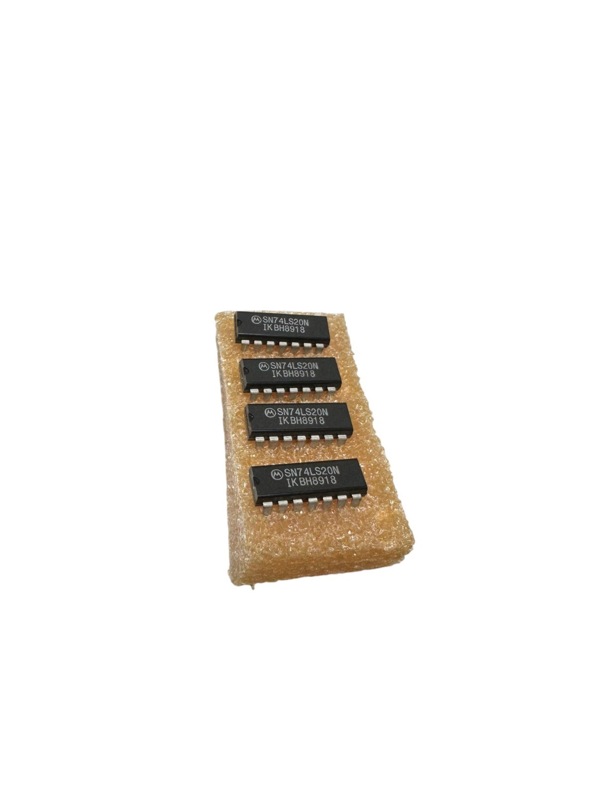 Motorola SN74LS20N DUAL 4-INPUT NAND GATE (LOT OF 4) 🔥 Fast Shipping 🔥