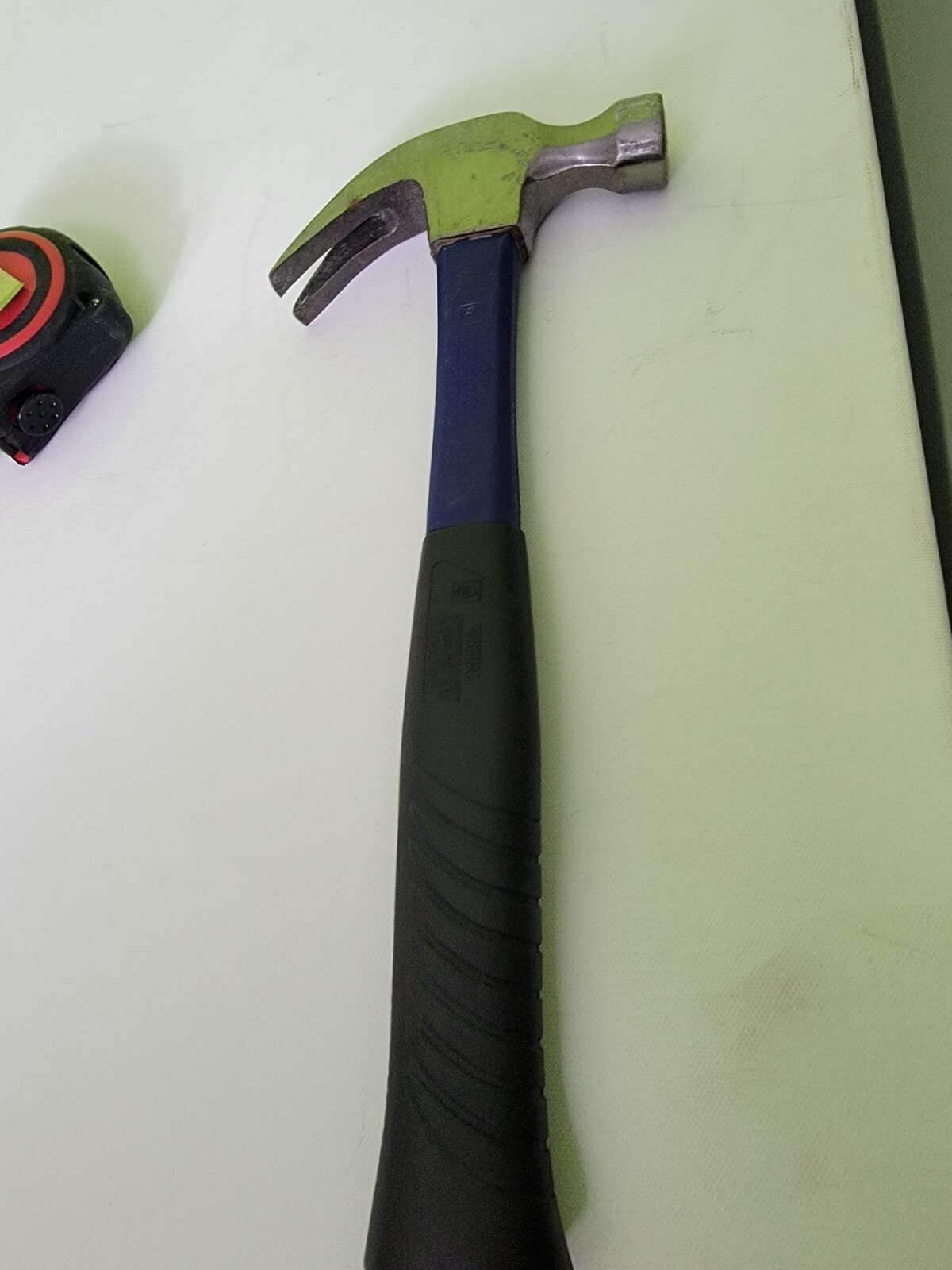 16 Oz Curved Claw Hammer Tool Blue