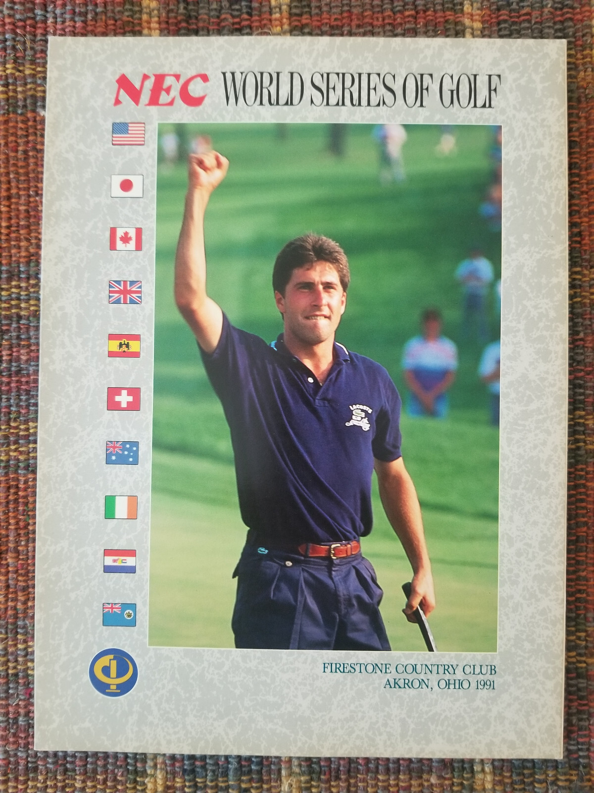 1991 NEC WORLD SERIES OF GOLF PROGRAM AKRON, OH - NICE SHAPE