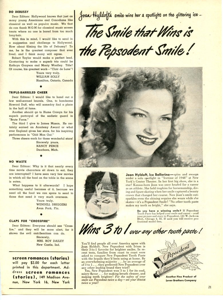 June Hyldoft Magazine Photo Clipping 1 Page M4666