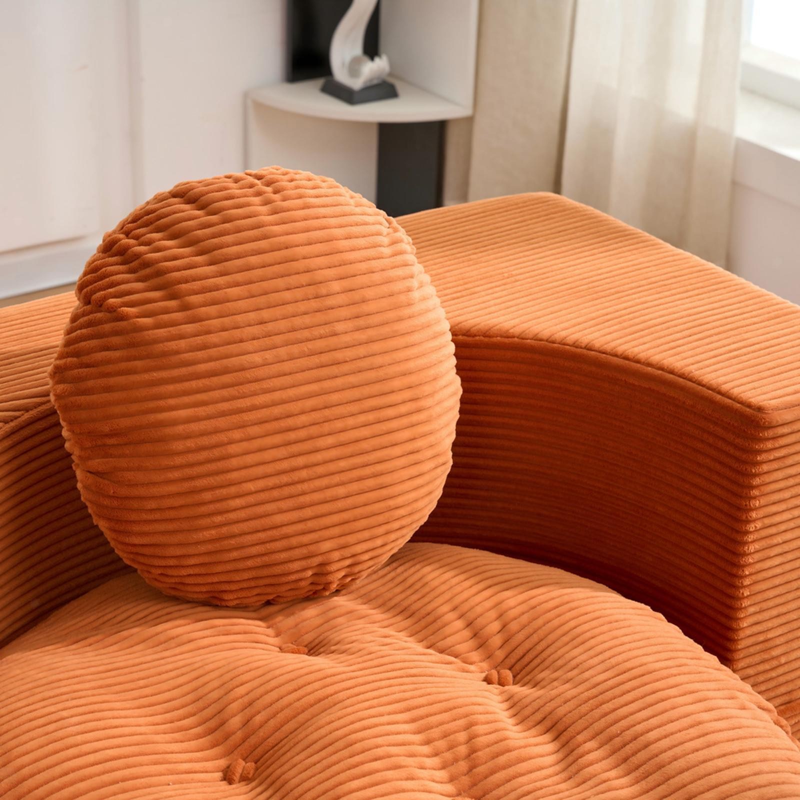 Foldable Guest Bed Modular Compressed Foam Loveseat Sofa Convertible Sleeper
