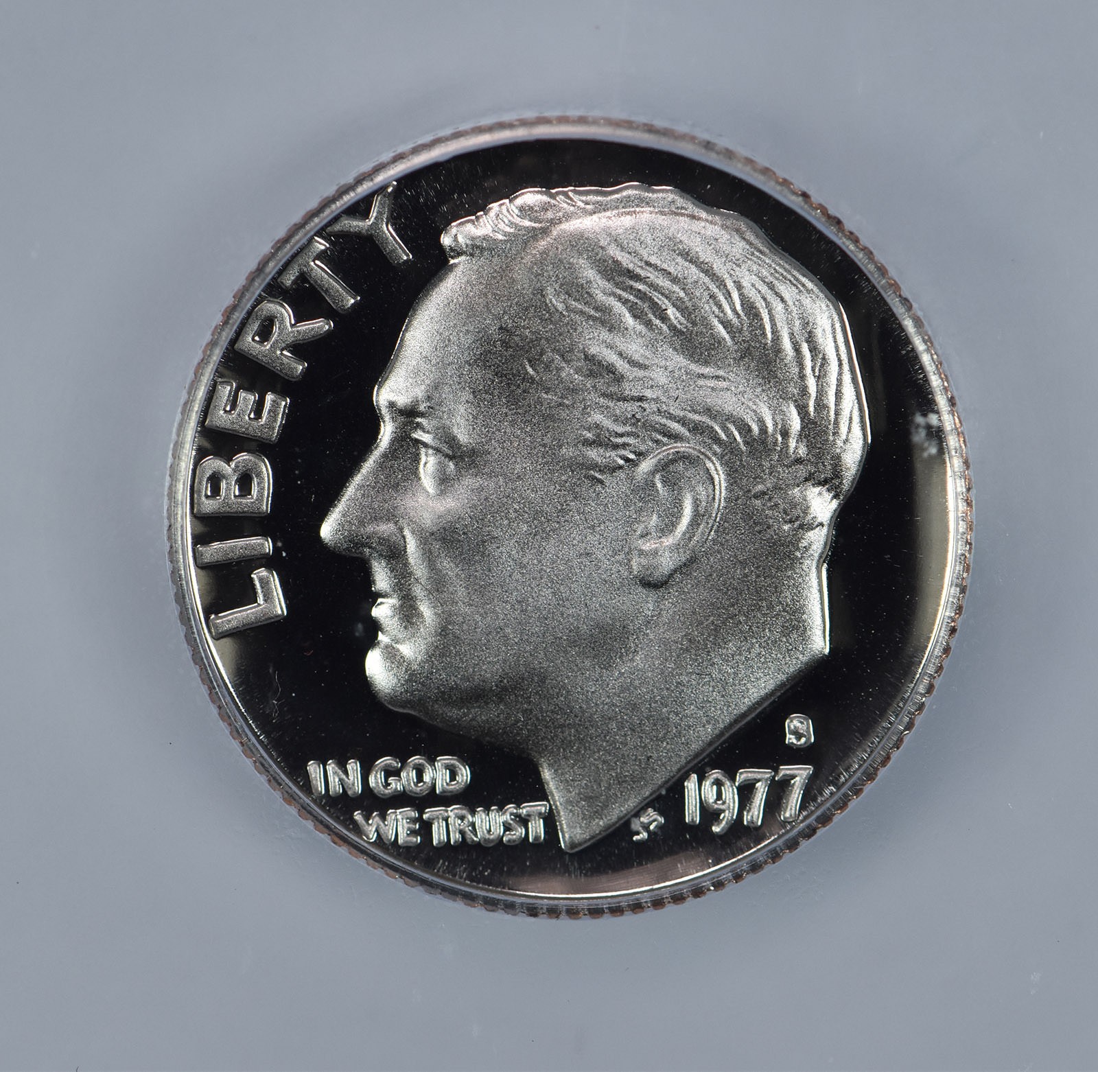 1977-S Roosevelt Dime PR70 DCAM ICG