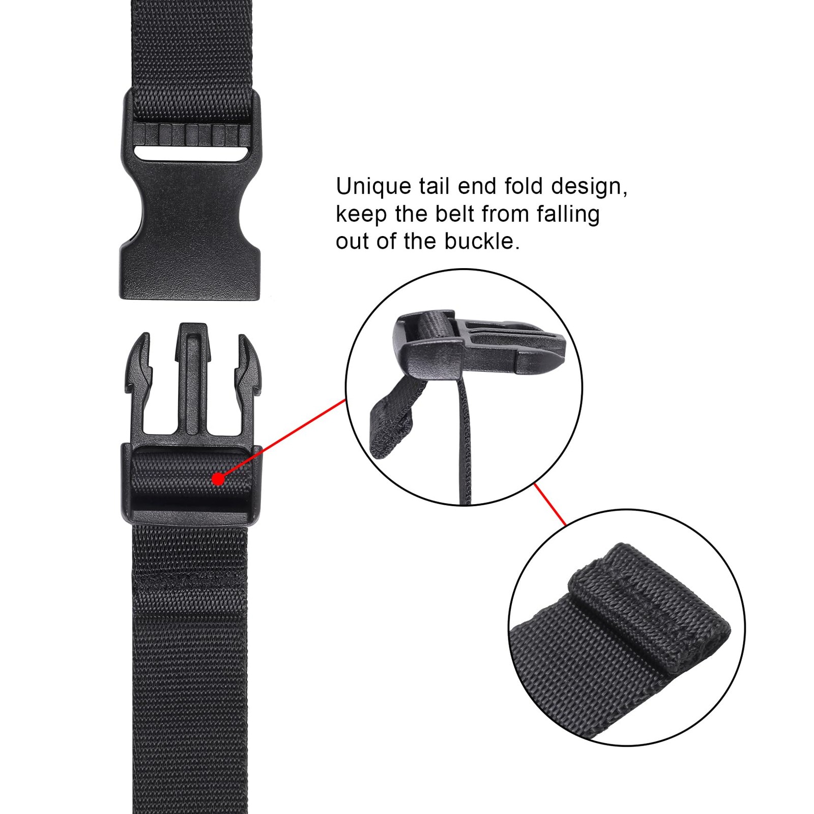 Vigorport Utility Straps Quick Release Nylon Backpack Accessory Bag Strap,Adj...