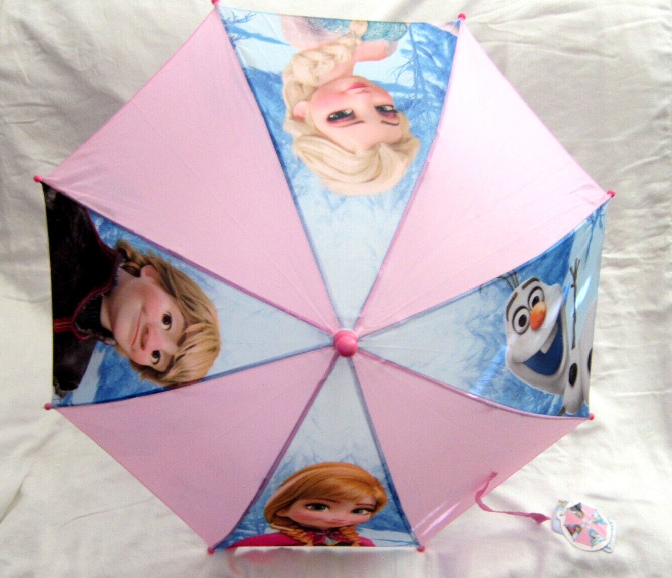 Kid's 27" Disney Frozen Princess Elsa,Anna,Olaf,Kristoff licensed Umbrella!New!