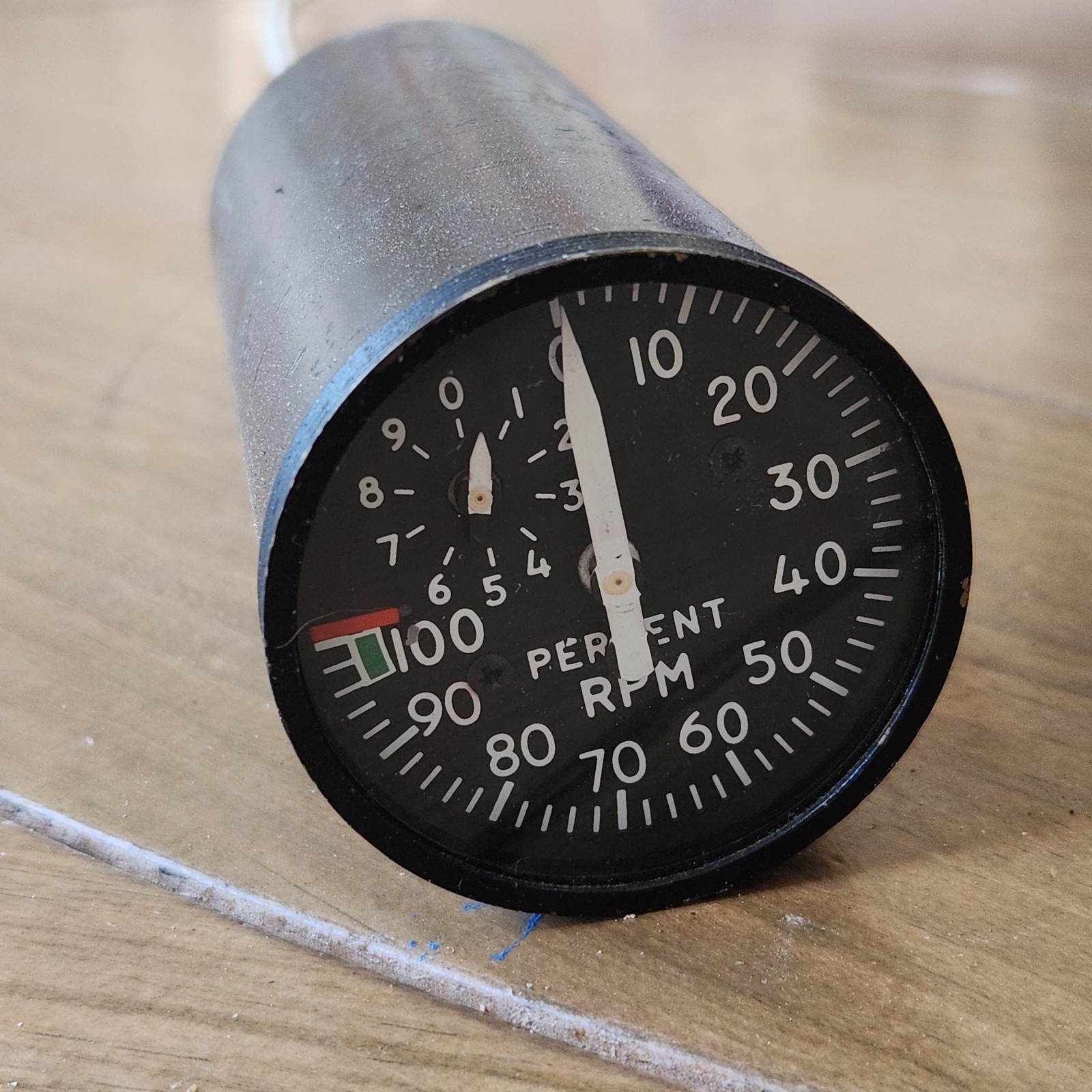 GE Electrical Tachometer Indicator Percent RPM 0-110% Gauge P/N 8DJ81C 3850275-5