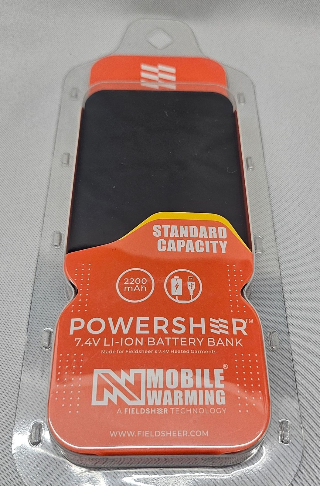 New Fieldsheer Mobile Warming 7.4v Powersheer Battery For Clothing