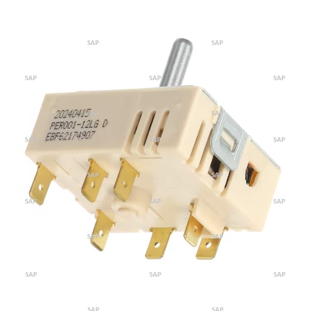 New OEM LG Range Stove Dual Heating Element Burner Switch  PER001-12LG  D