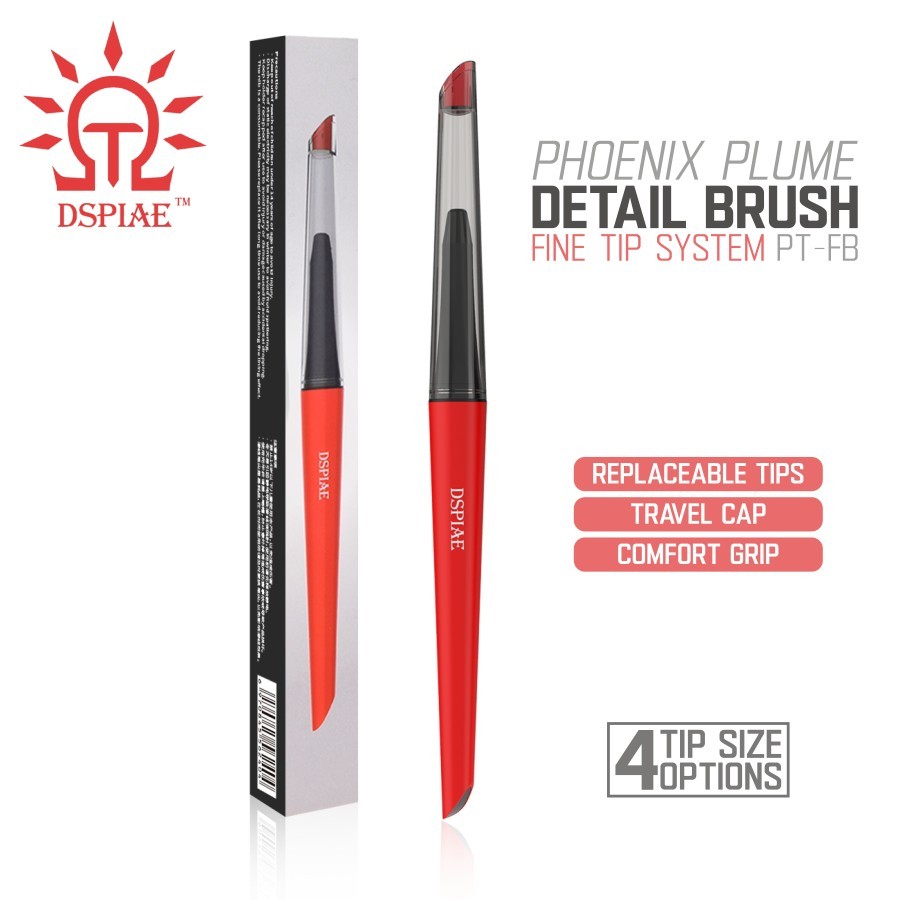 DSPIAE: Detail Brushes - Replaceable Tip System - Modeling Paint Brush - PT-FB