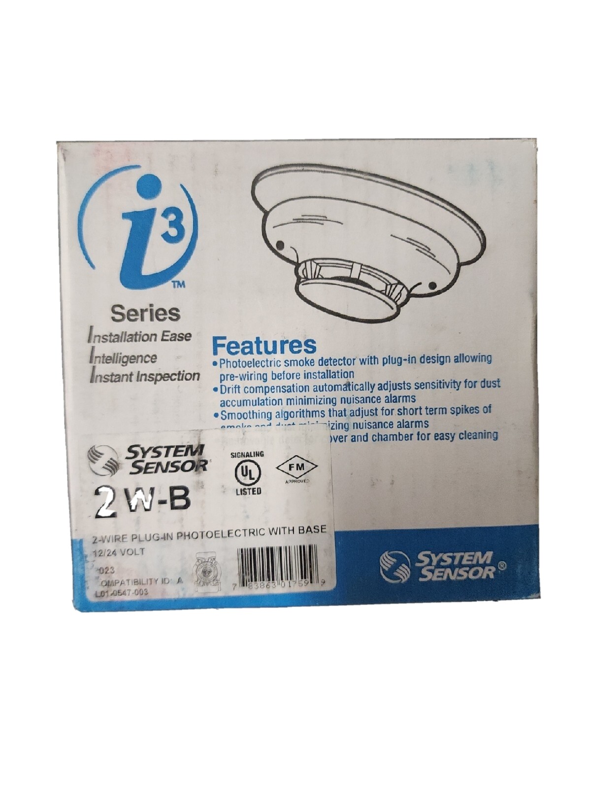 System Sensor 2W-B Photoelectric Smoke Detector