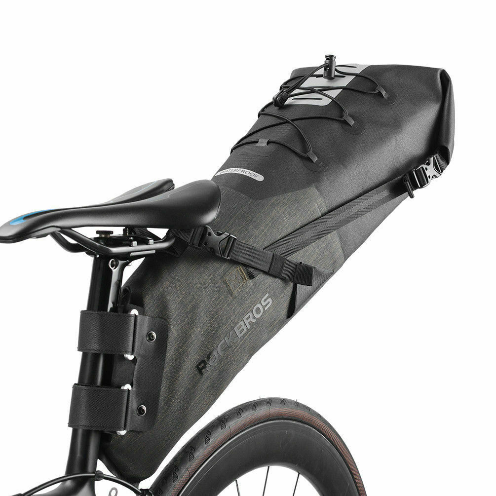 Rockbros 10/14L MTB Road Bike Bag Large Capacity Waterproof  Saddle Bag Trunk