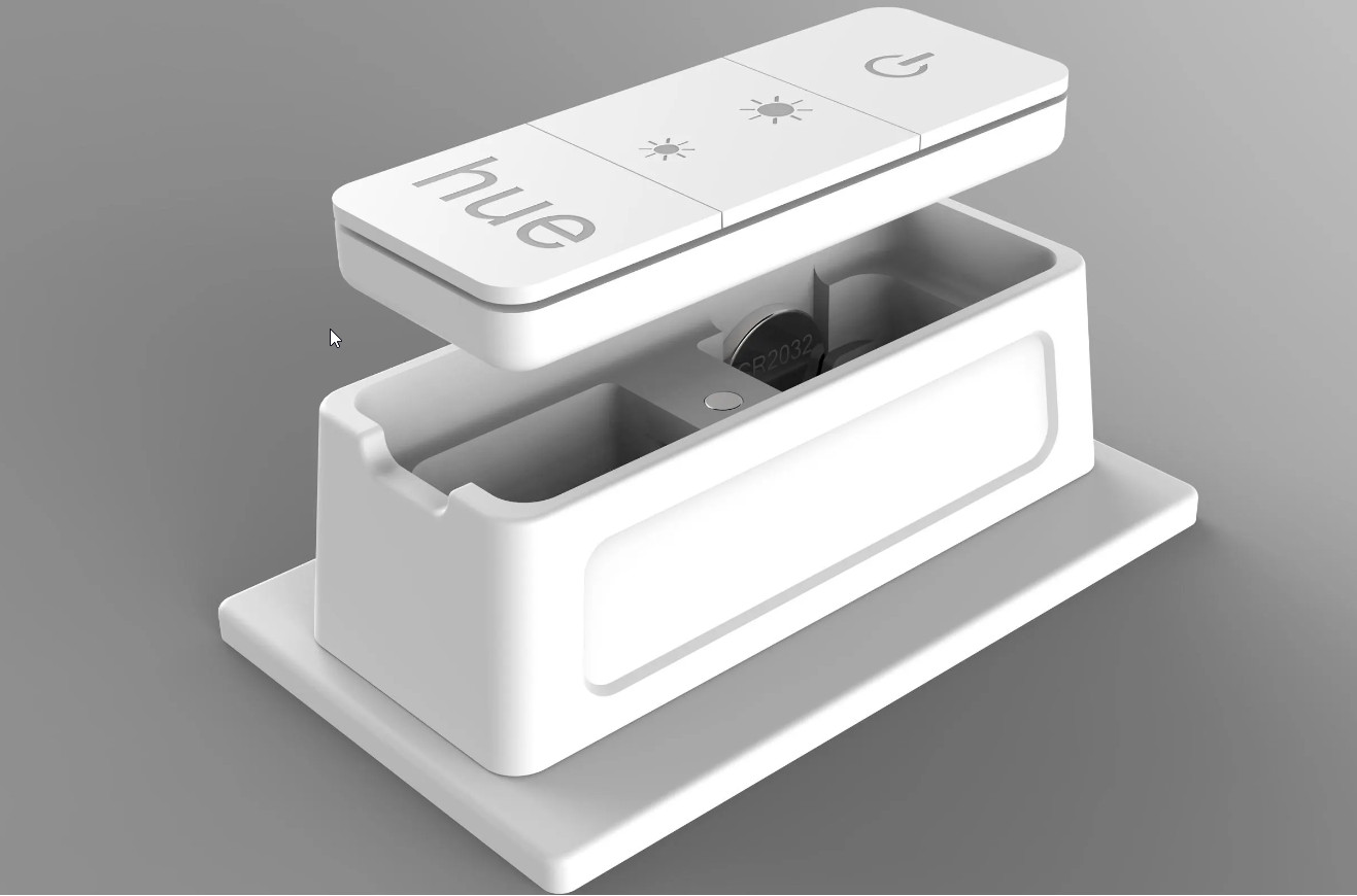 phillips hue magnetic dimmer switch V2 plate mount