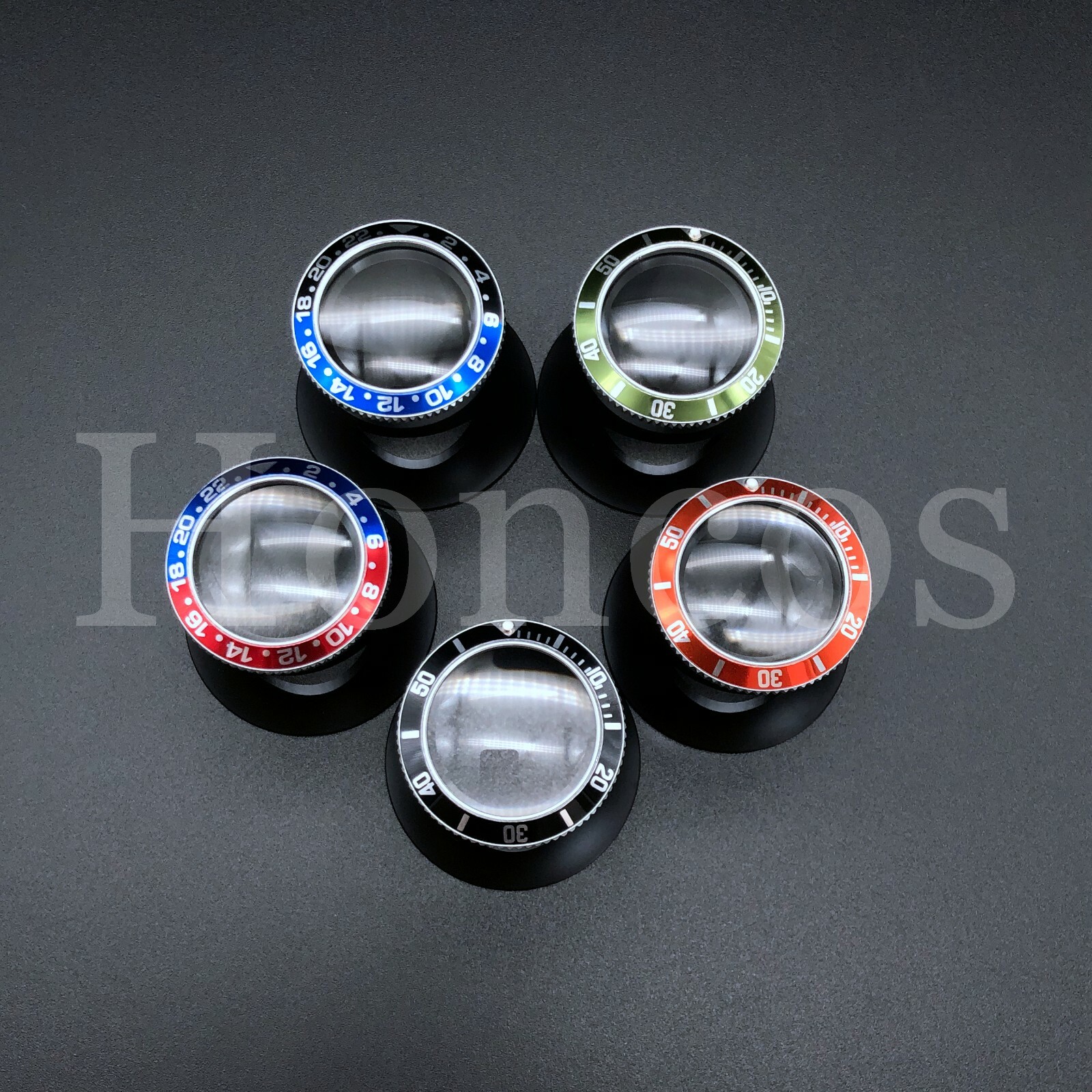 Glass Magnifier Watch Jewelry Repair Tools Loupe Lens Fits for Rolex GMT Pepsi
