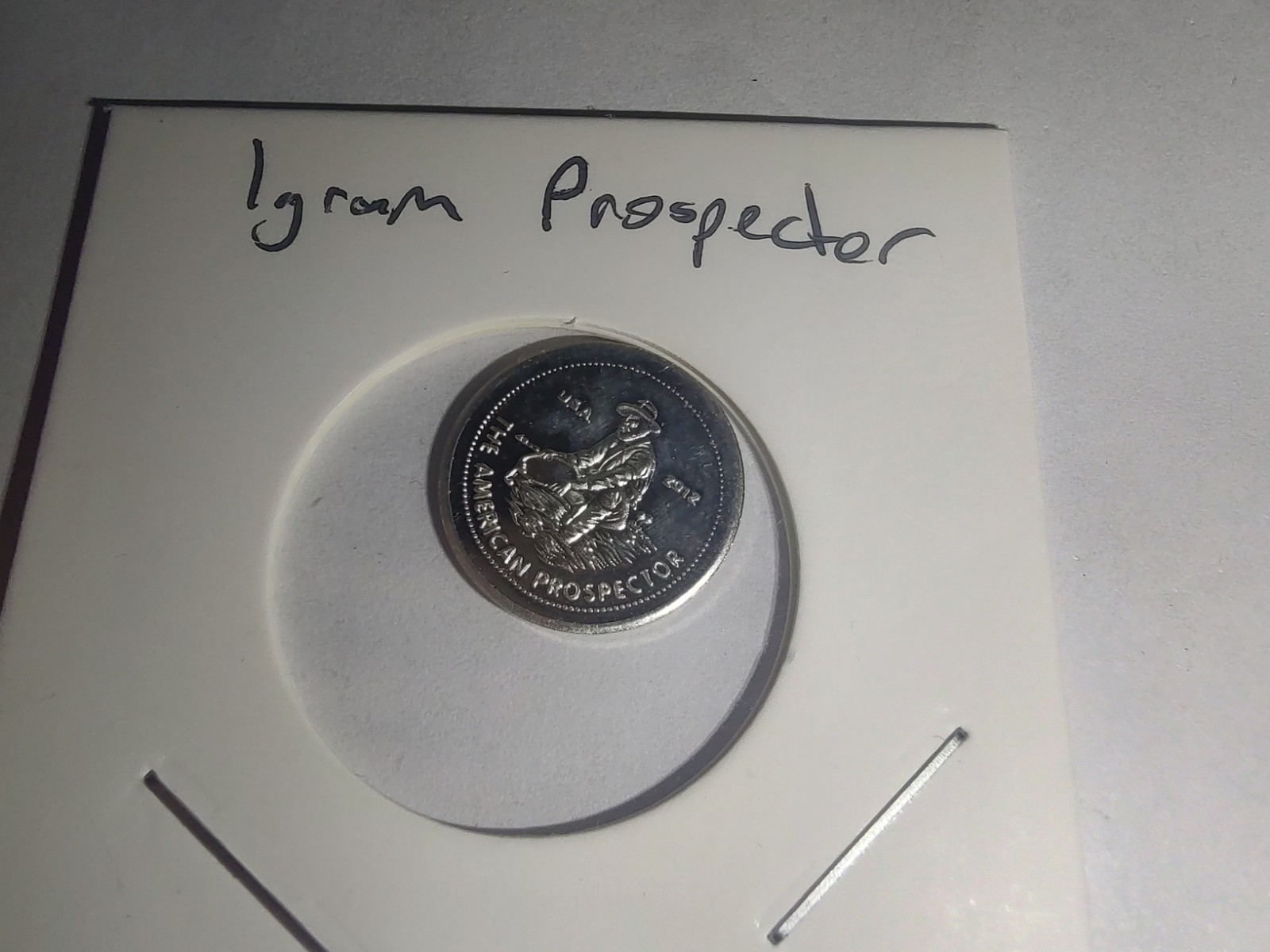 2012 American Prospector 1g .999 Fine Silver Round - Rising Sun Bullion