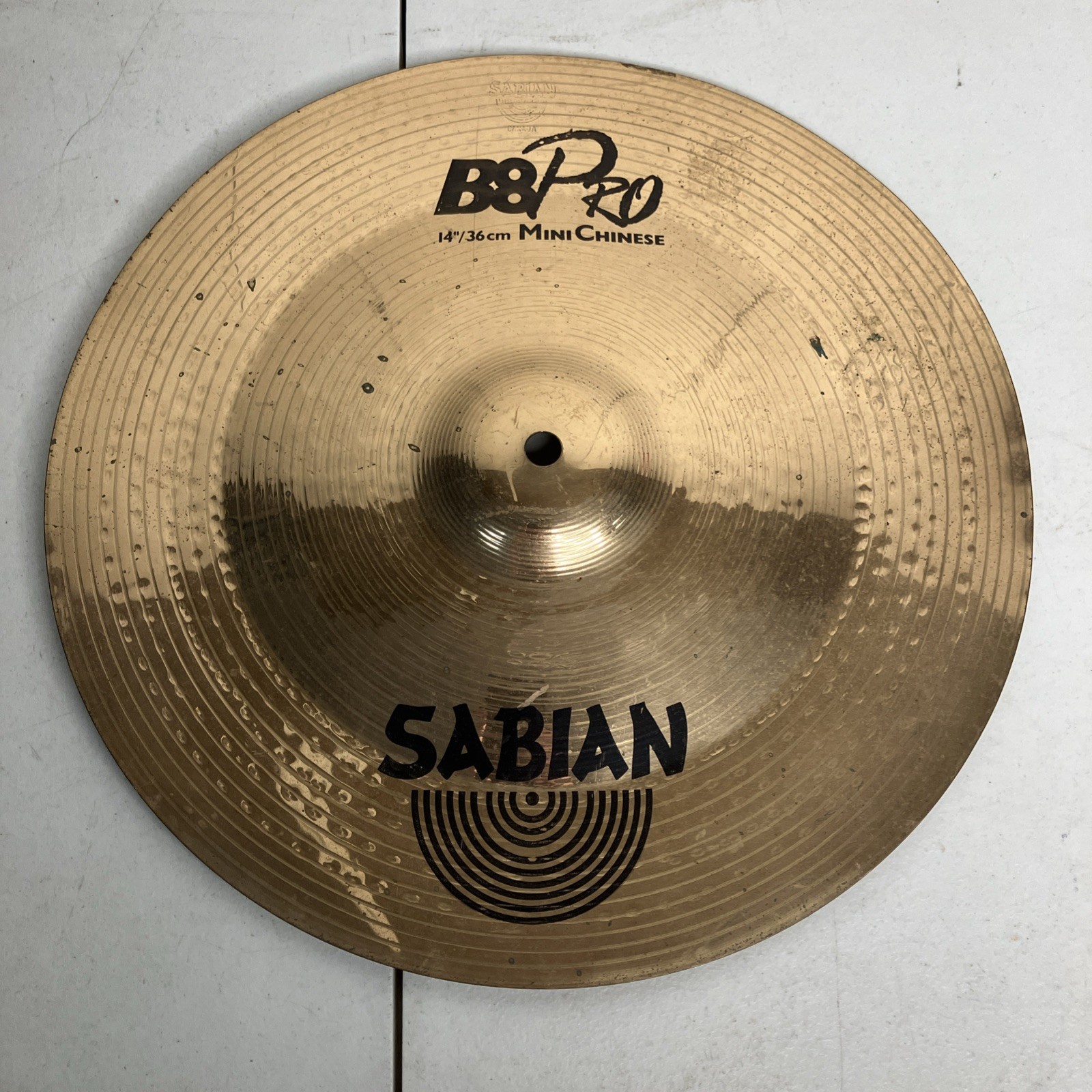 PRE OWNED SABIAN CYMBAL B8PRO 14" MINI CHINESE