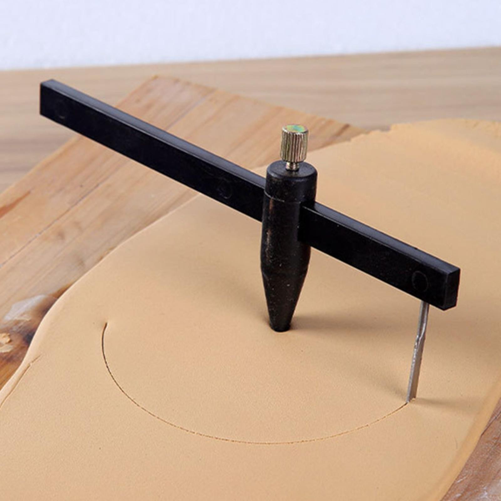 Compass Circle Cutter Measure Ruler Tool Clay Pottery Ceramic DIY Making Tools t