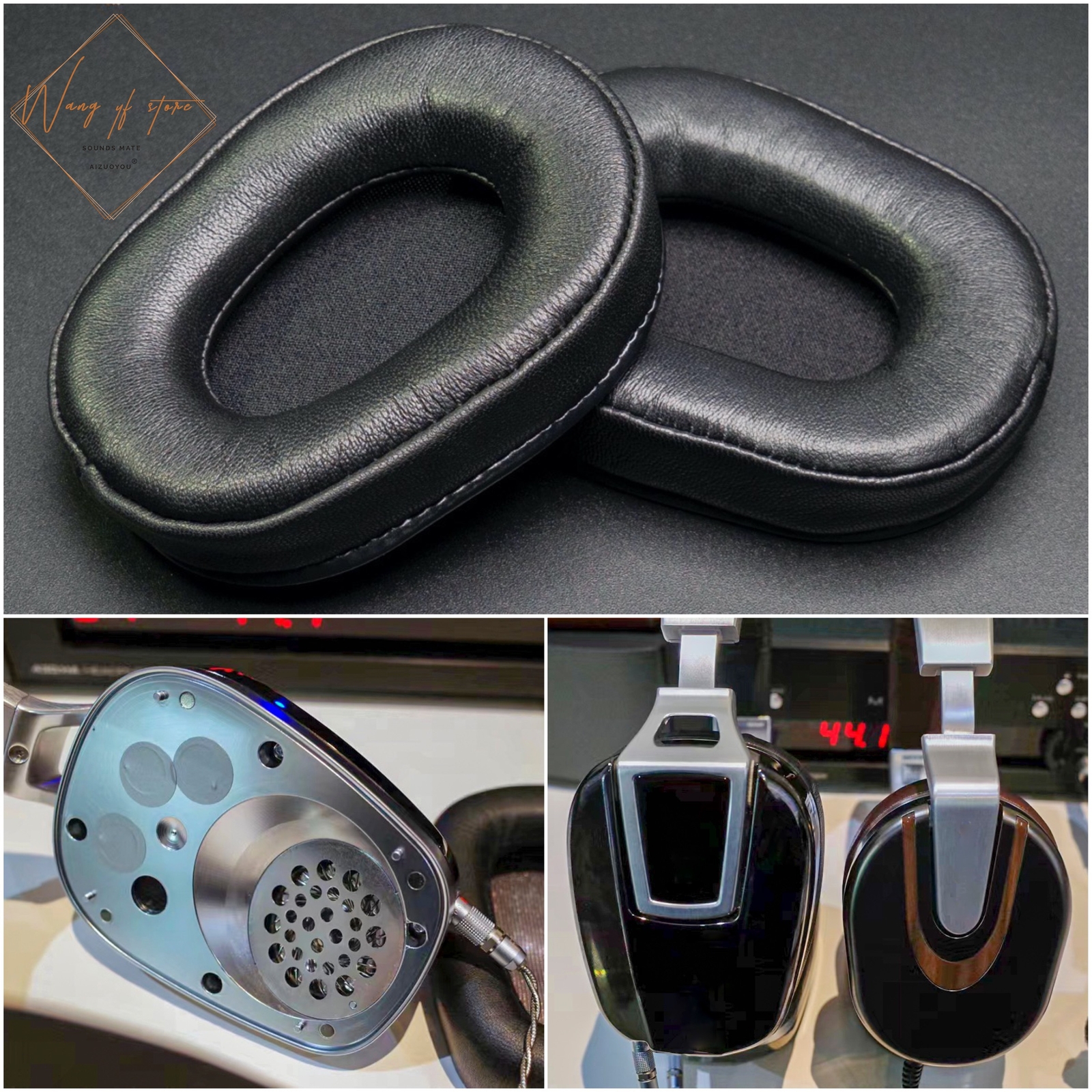 Sheepskin Ear Pads Cushion For ULTRASONE ED 8 Palladium Ruthenium Edition 8 x